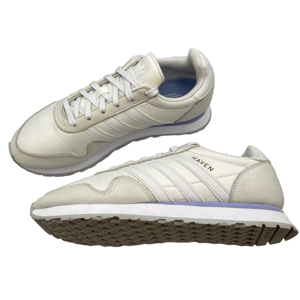 Adidas Women's Haven Fashion Casual Sneakers Size 8.5 Off White